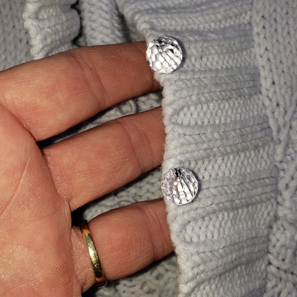 SOLD Free People Cardigan Sweater Cable Knit - Picture 6 of 7